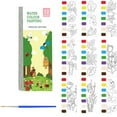 KCGYNP Mini Watercolor PadsFruit Doodle Drawing Book with Paint On Sale,Watercolor Set for Kids
