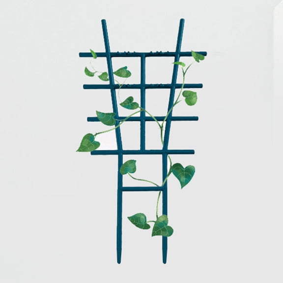 KCGYNP Plant Support Stake Stackable Trellis 11.02x5.71in,Plastic Climbing Frame for Indoor Potted Vines,Flowers