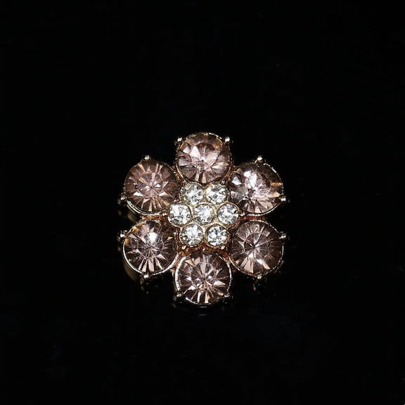 KCGYNP Rhinestone Button Clips,Detachable Shirt Buttons for Women,Crystal Fancy Buttons Jewelry,Versatile Clothing Decorative Accessories,Ideal for DIY Crafting