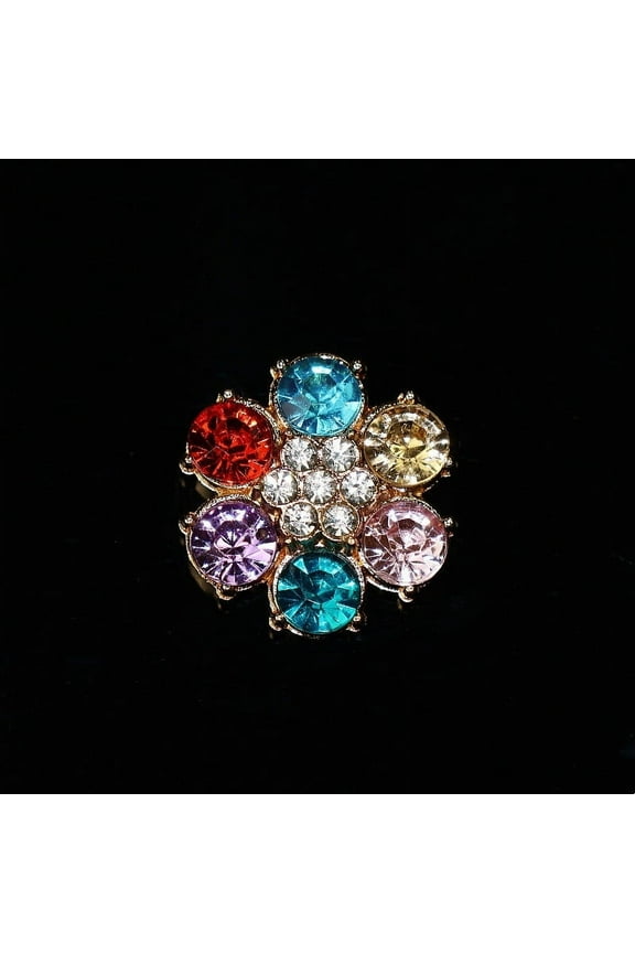 Rhinestone Button Clips Clearance,Detachable Shirt Buttons for Women,Crystal Fancy Buttons Jewelry,Versatile Clothing Decorative Accessories,Ideal for DIY Crafting