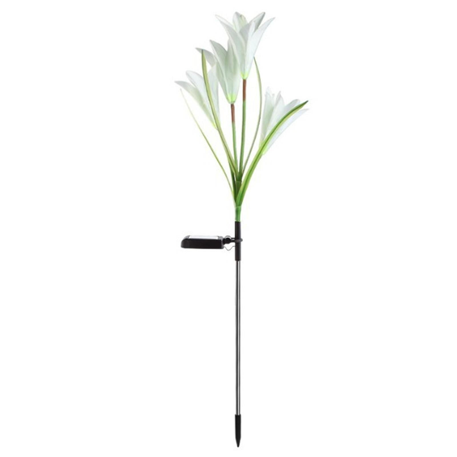 KCGYNP Solar Lily Flower Lamp Clearance,Outdoor Garden Decorative Light
