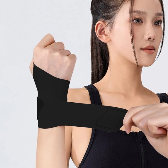 KCGYNP Sports Wristband Reinforced Support,Breathable Adjustable Strap 15.4x2.8 In,for Tennis Badminton Gym Training