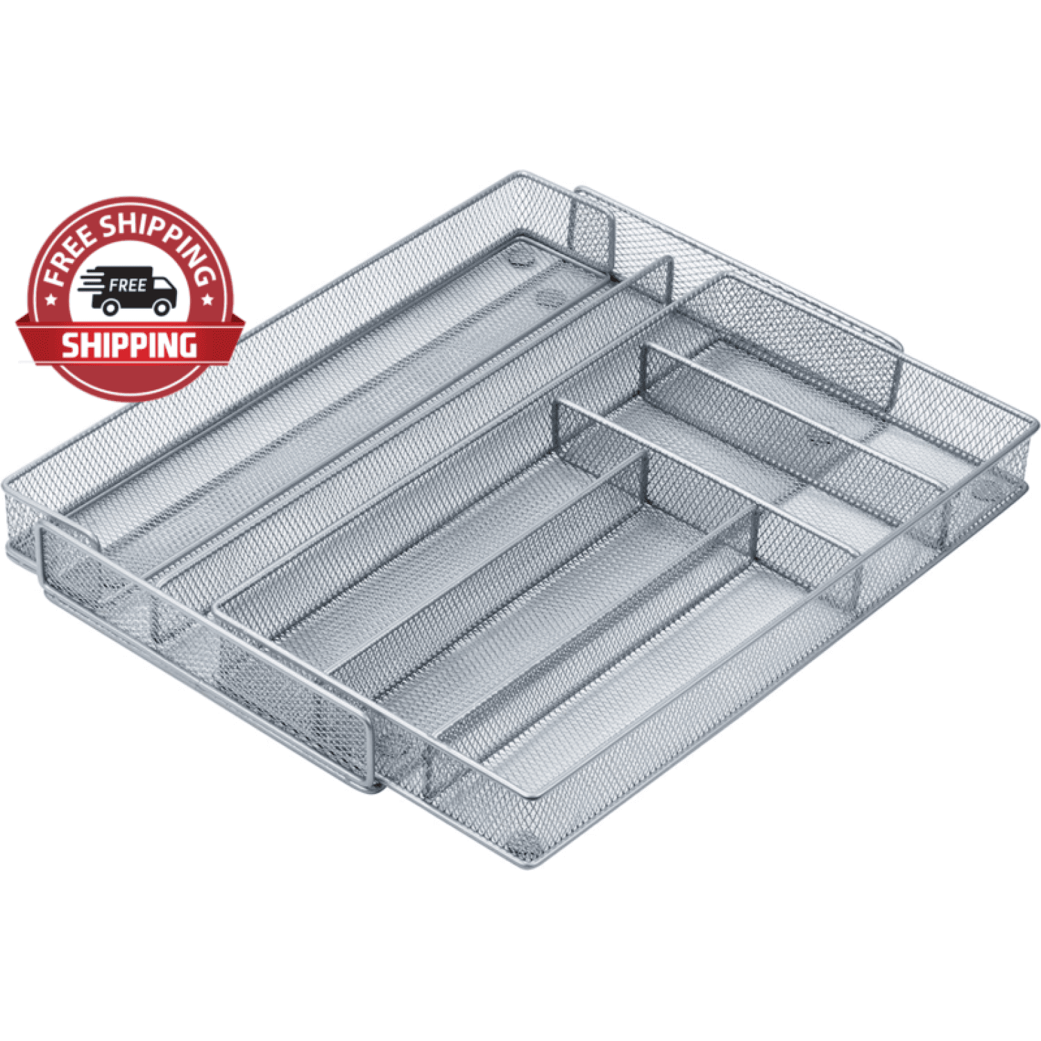 KCH02163 Steel Mesh Expandable Utility Drawer Organizer
