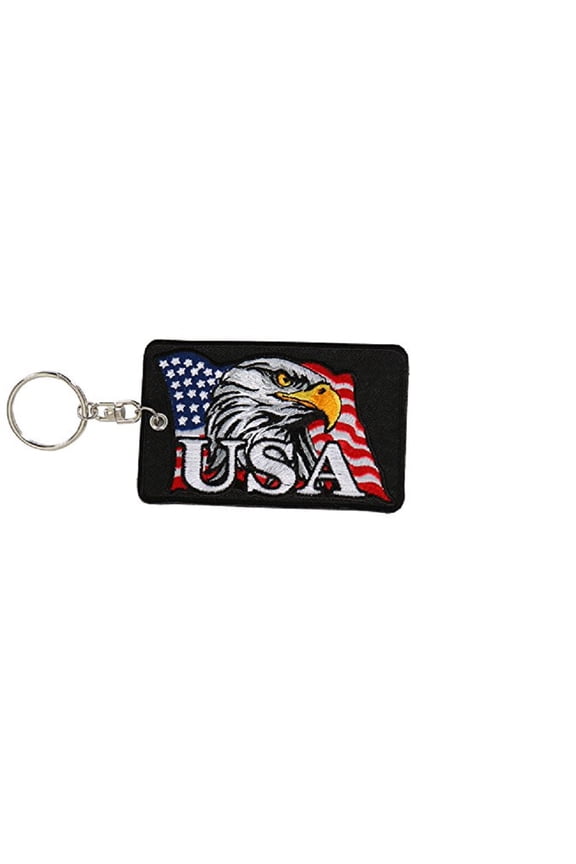 KCH1050 'Eagle Head Embroidered' Key Chain