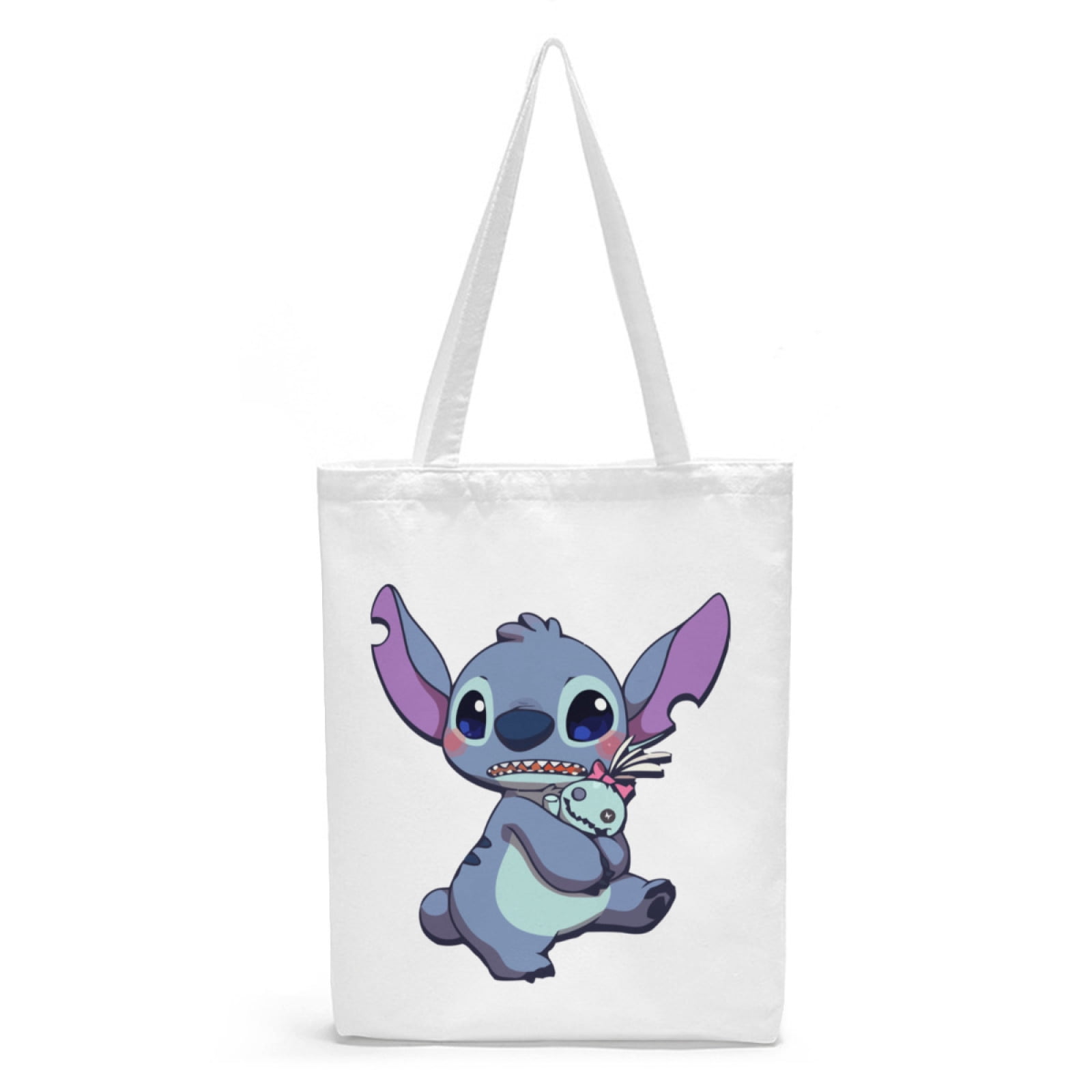 KCKTHDN Large Tote Bag for Women Cute Lilo and Stitch Canvas Tote Bag Work Bags Weekender Bags for Women Travel Beach Bags Reusable Grocery Bags L Walmart
