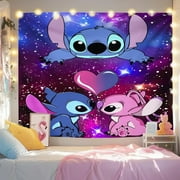 KCKTHDN Stitch Tapestry Aesthetics Flag Wall Hanging Window Design for Bedroom College Dorm Living Room Decor Banner 60x40in