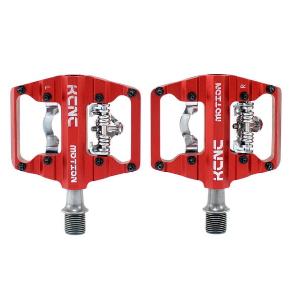 KCNC KPED13 Lightweight MTB Clipless Platform Pedals , Red #SK2553