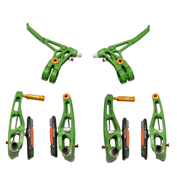 KCNC V6 VB6 MTB V-Brake Set ( V-Brakes and Levers) , Green #SK2169