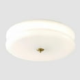 thumbnail image 1 of KCO Lighting Modern Hallway Ceiling Lights Milk White Glass Flush Mount Ceiling Light Large Round LED Ceiling Lamp, 1 of 9