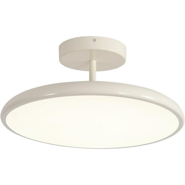 KCO Lighting White Flush Mount Ceiling Light Large LED Ceiling Light Modern Hallway Ceiling Light Farmhouse Basement Closet Ceiling Light Fixtures