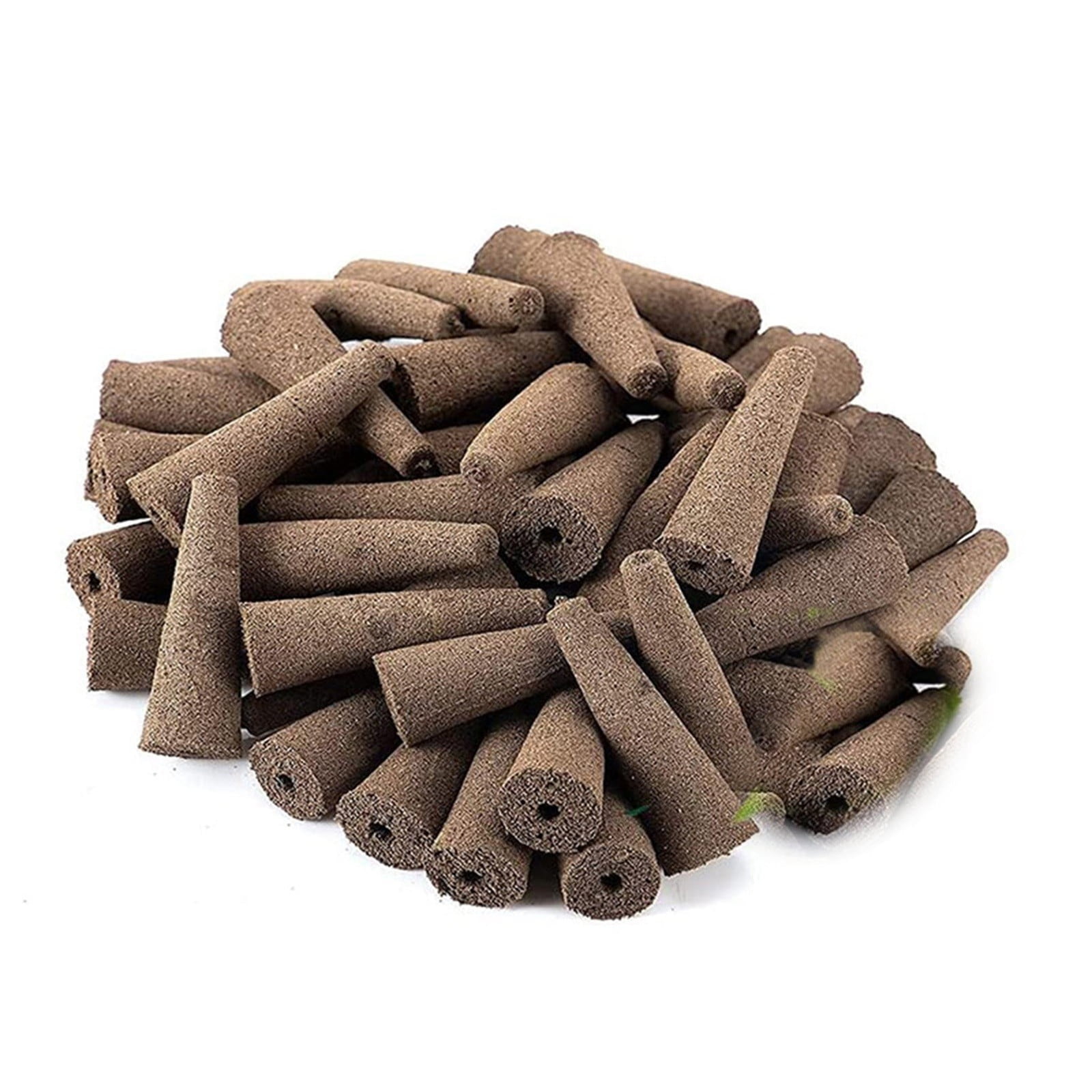 50-Pack Grow Sponges Seed Pods – Replacement Root Growth Sponges For Hydroponics, Peat, Brown, Triangular
