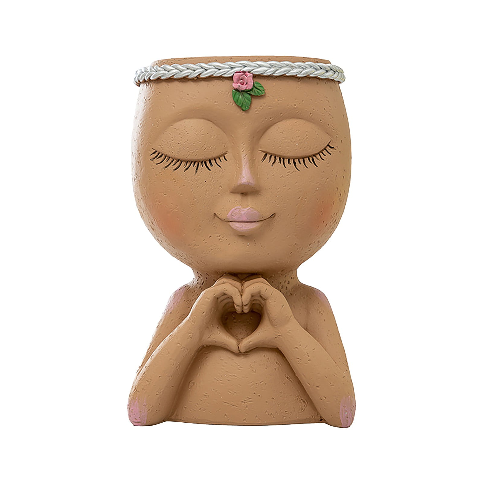 KCRQLQW Creative Art Modeling Flower Pot Succulent Pot Garden ...