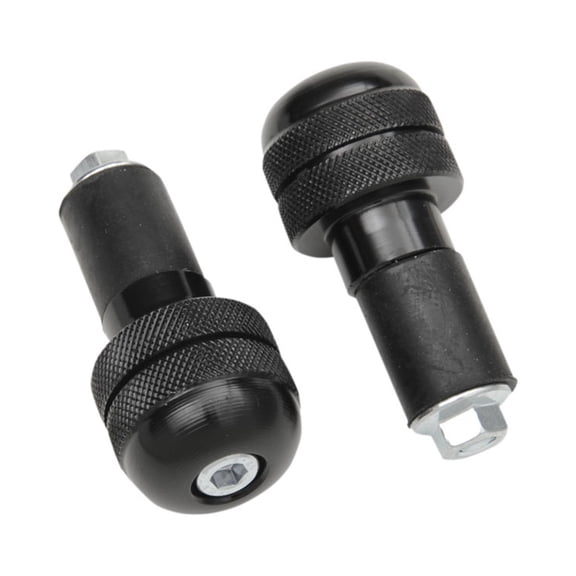 KCS Moto Anti-Vibration Handlebar End 7/8" Bars BLACK 156005