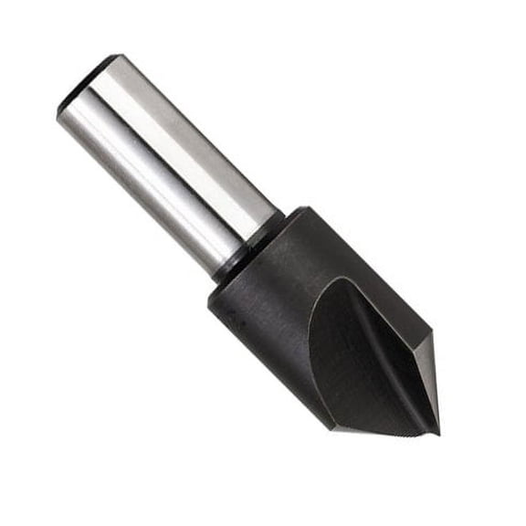KCT113529 Made High Speed Steel Countersink, 1 Flute, 90 Degree, 3/8" Diameter
