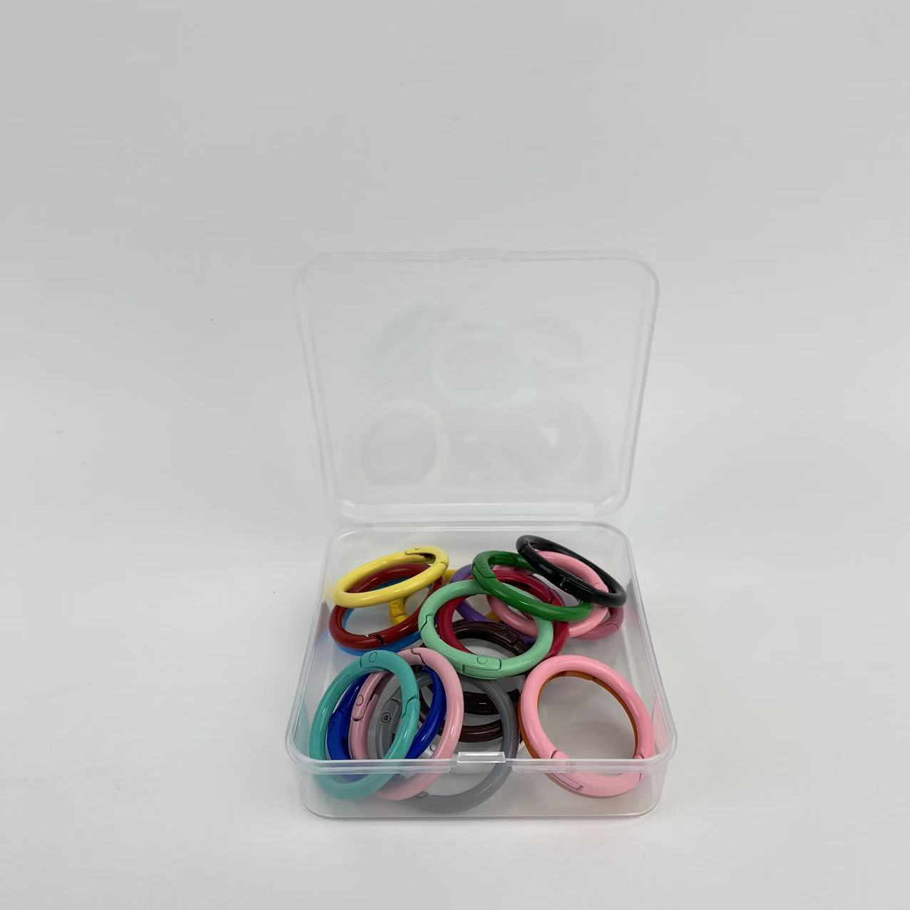 Key Rings Walmart KCXAOLS Keyrings of common metal,1 Inch Colorful Loose Leaf Rings for ...