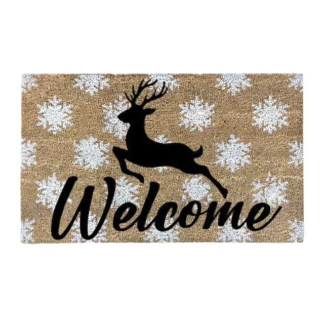 KCZQLHM Washable Holiday Rugs Christmas Mats For Front Door
