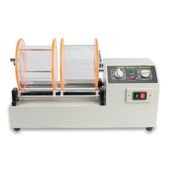 KD-1320 Rotary Tumbler Finishing Tools Jewelry Polishing Machine Rock Barrel Polisher Machine ,Motion Detection