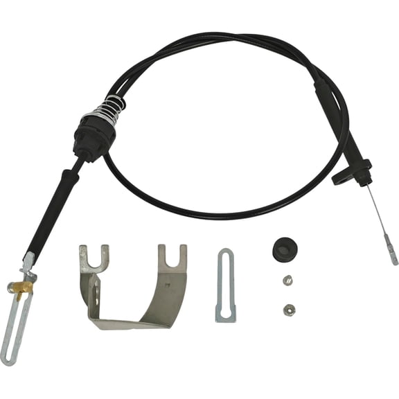 KD-2350U Stainless Steel Kickdown Bracket Kit with Black Housing for TH350 Transmission Cable Universal Automotive Engine