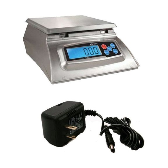 KD-8000 Digital Food Scale, Stainless Steel, Silver