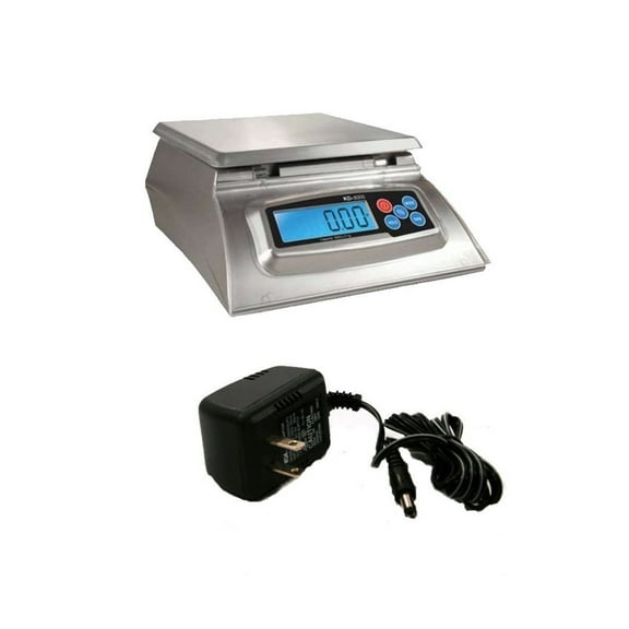 KD-8000 Digital Food Scale, Stainless Steel, Silver