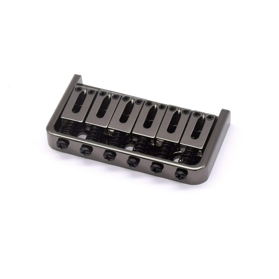 KD By AxLabs 6-String Hardtail Bridge - String-Through-Body, 3-Screw Mount