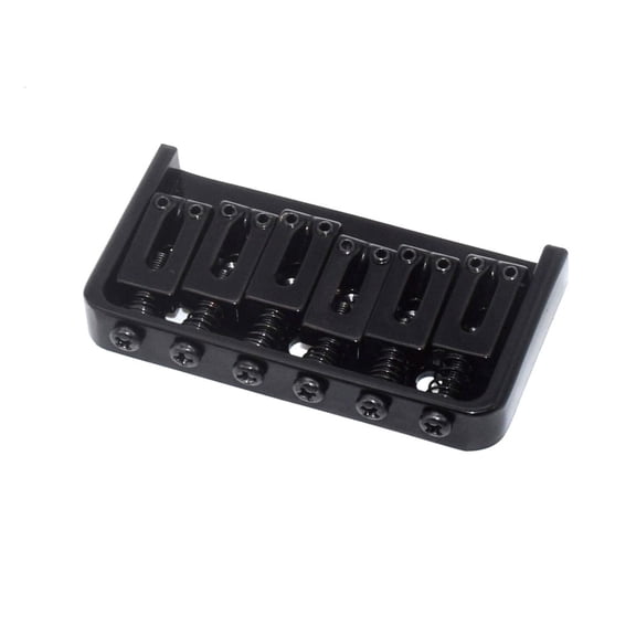 KD By AxLabs 6-String Hardtail Bridge - String-Through-Body, 3-Screw Mount
