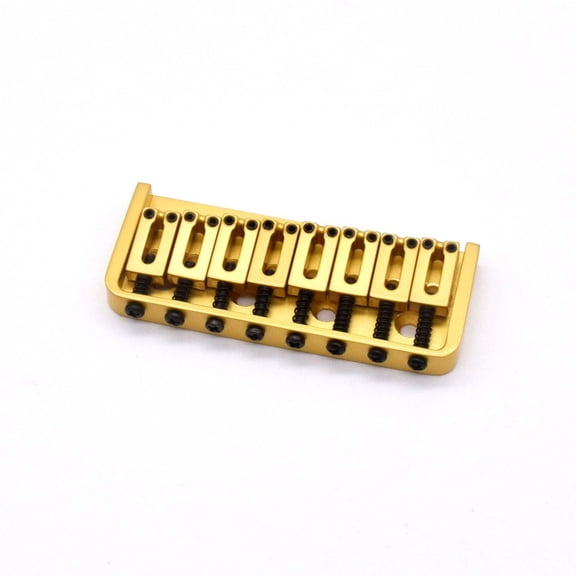 KD By AxLabs 8-String Hardtail Bridge - String-Through-Body, 4-Screw Mount