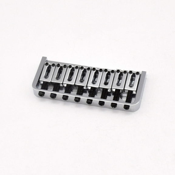 KD By AxLabs 8-String Hardtail Bridge - String-Through-Body, 4-Screw Mount