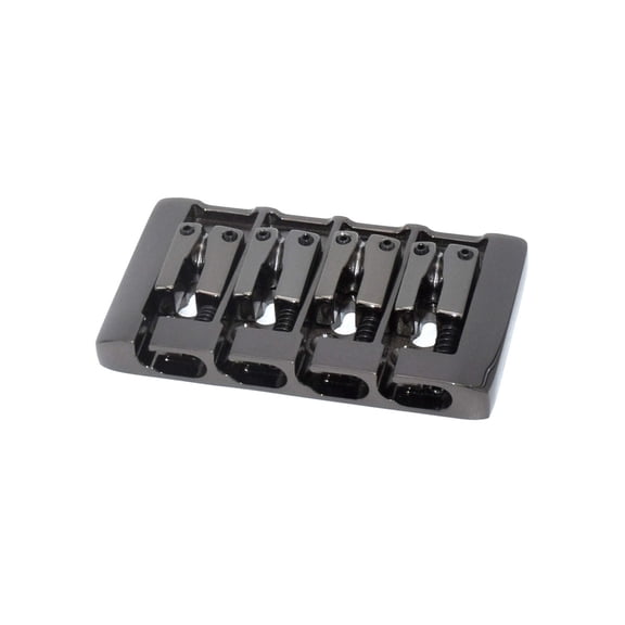 KD By AxLabs Bass Bridge - String-Through-Body Or Top, 4-String - Black Nickel