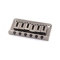 thumbnail image 1 of KD By AxLabs Hardtail Bridge - 5-Screw Mount, String-Through-Top Or Bottom - Antique Silver, 1 of 3