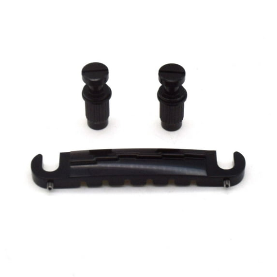 KD By AxLabs LP Junior Style Wrap-Around Bridge With Compensated Top - Black