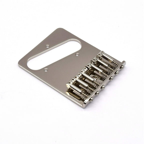 KD By AxLabs Tele®-style 6-Saddle Bridge - String-Through-Body Or Top - Nickel