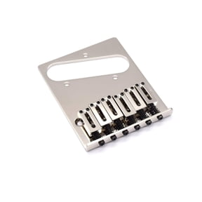 KD By AxLabs Modern 6-Saddle Tele®-style Bridge - Vintage 4-Screw Mount String-Through