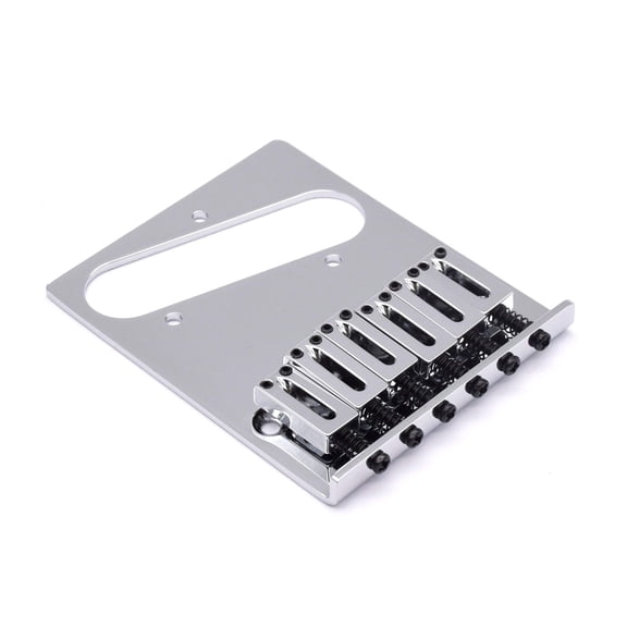 KD By AxLabs Modern 6-Saddle Tele®-style Bridge - Vintage 4-Screw Mount String-Through