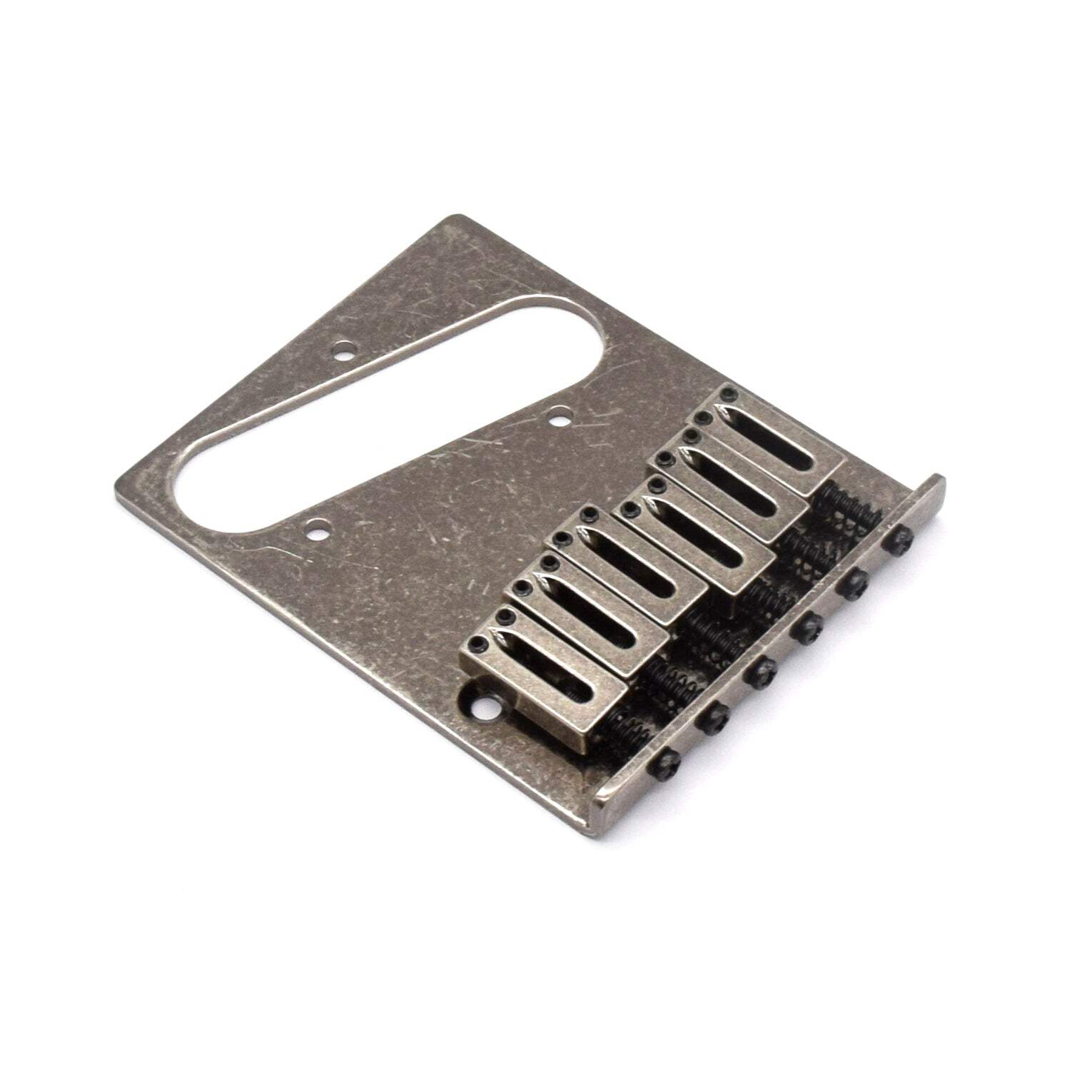 KD By AxLabs Modern 6-Saddle Tele®-style Bridge - Vintage 4-Screw Mount String-Through