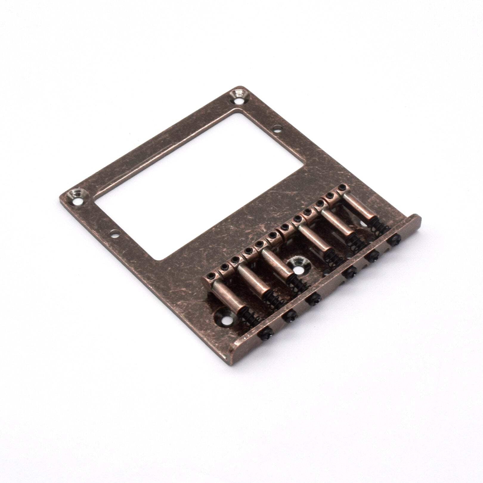 KD By AxLabs Tele®-style Bridge With Humbucker Mount - String-Through Top Or Body - Antique Bronze