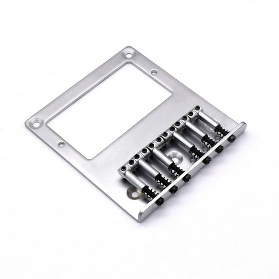 KD By AxLabs Tele®-style Bridge With Humbucker Mount - String-Through Top Or Body - Satin Chrome