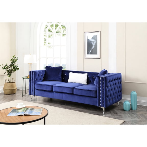 KD Design and Chromed Steel Legs - Updated Look and Small Room Delivery
