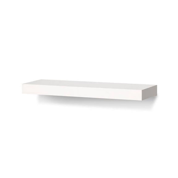 KD Gabinete 20 in MDF Floating Shelves, White