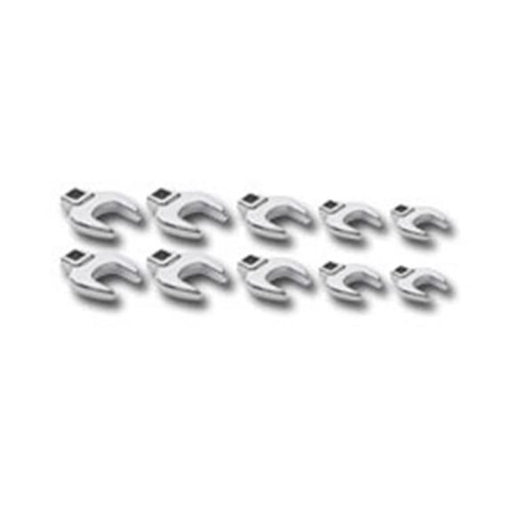 KD Hand Tools 81909 10 Piece 0.375 Inch Drive Metric Crowfoot Wrench Set
