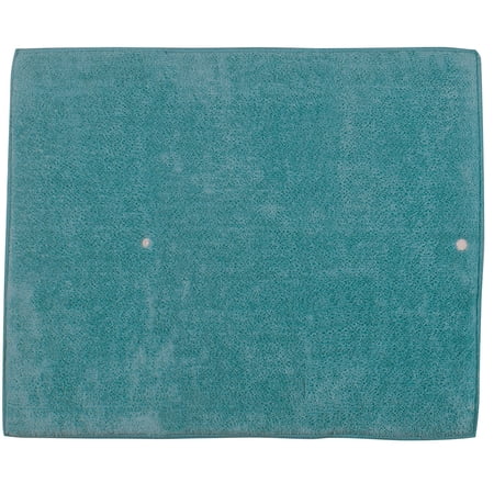 Aqua Haze Teal Blue Kitchen Dish Drying Mat