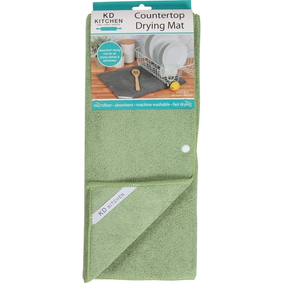 KD Kitchen Green Tea Countertop Drying Mat 1 ea