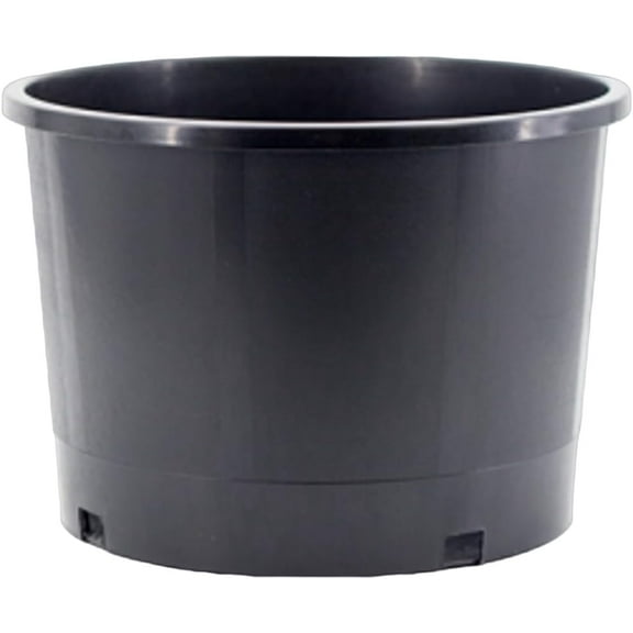 KD Nursery Pots 1 Gal 2 Gal 3 Gal and 5 Gal, Injection Molded, Fit for Plants Vegetables, Soil Growers or Hydroponics (10, 5 Gallon Tall)