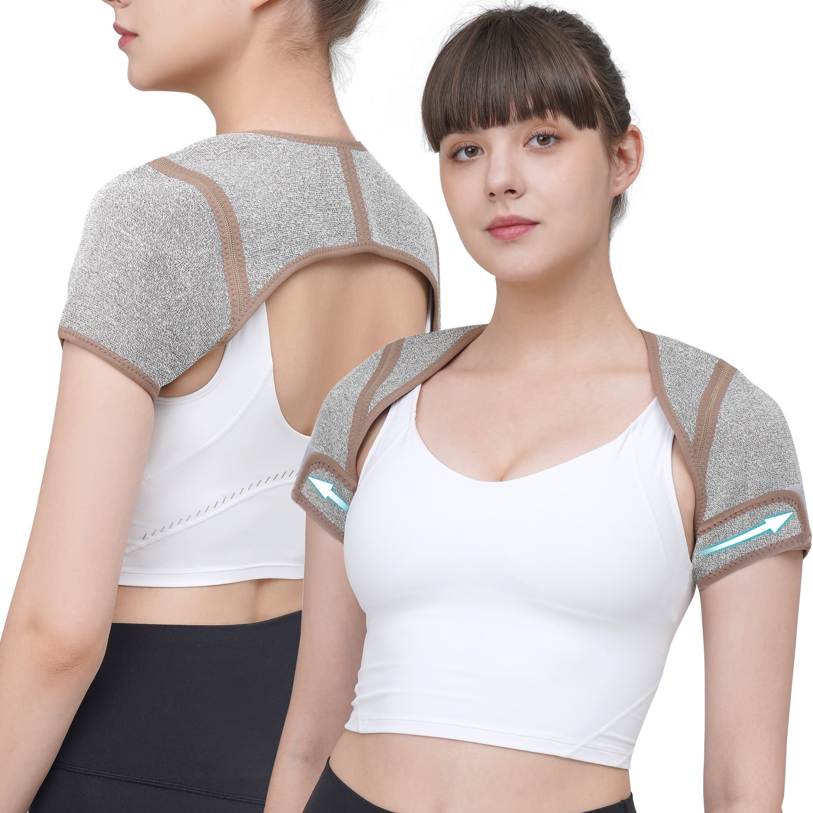 KD Shoulder Support Brace Double Shoulder Braces for Women/Men Relief