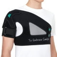 thumbnail image 1 of KD Shoulder Support Brace: Shoulder Stability Brace for Torn Rotator Cuff, AC Joint Pain Relief, Dislocation, Tendonitis, Arthritis - Shoulder Braces for Men/Women with X-Strap Support System, 1 of 8