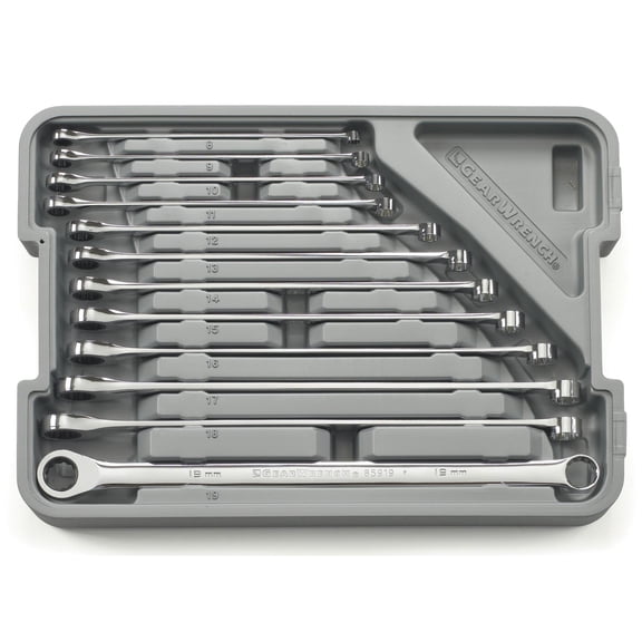 KD Tools, XL GearBox Ratcheting Wrench, 12 Piece