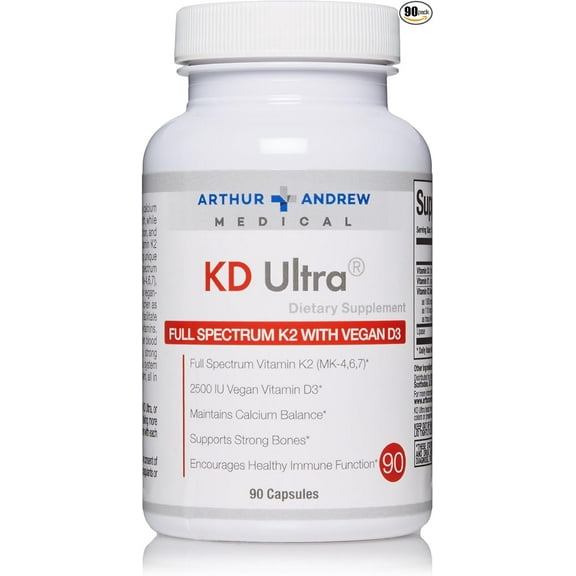 Arthur Andrew Medical, KD Ultra, Immunity, Heart and Bone Health, 90 Capsules