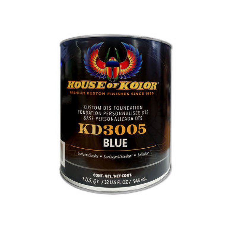 KD3005 Blue Kustom DTS Primer Surfacer and Sealer, Quart House of