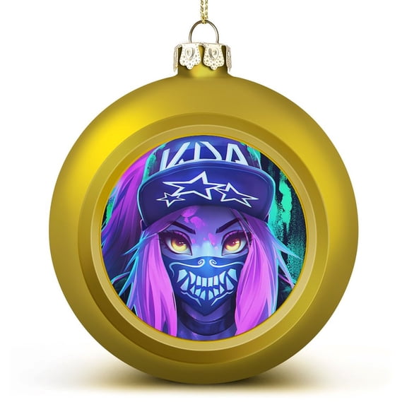 KDA Akali Christmas Balls Xmas Decor Ball Festival Party Decoration Tree Hangings