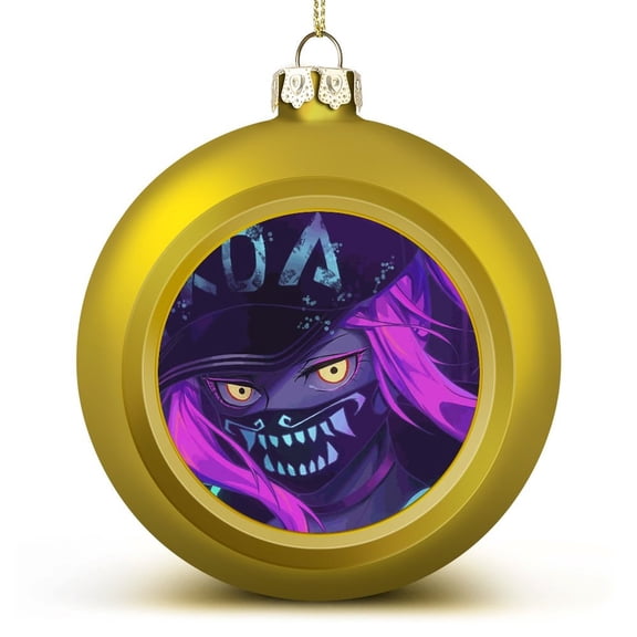 KDA Akali Christmas Balls Xmas Decor Ball Festival Party Decoration Tree Hangings